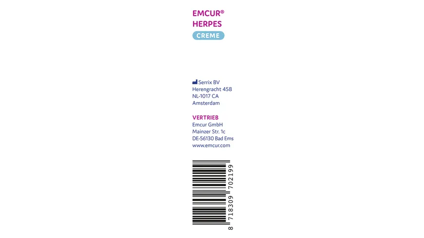 Emcur Herpescreme 6 ml