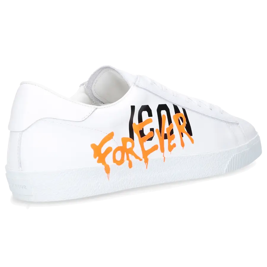 Dsquared2 - Sneaker low ICON CASSETTA Kalbsleder - weiß