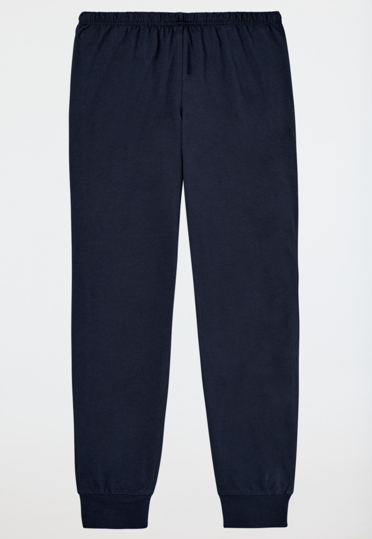 Schlafanzug lang Streifen mineral - Nightwear