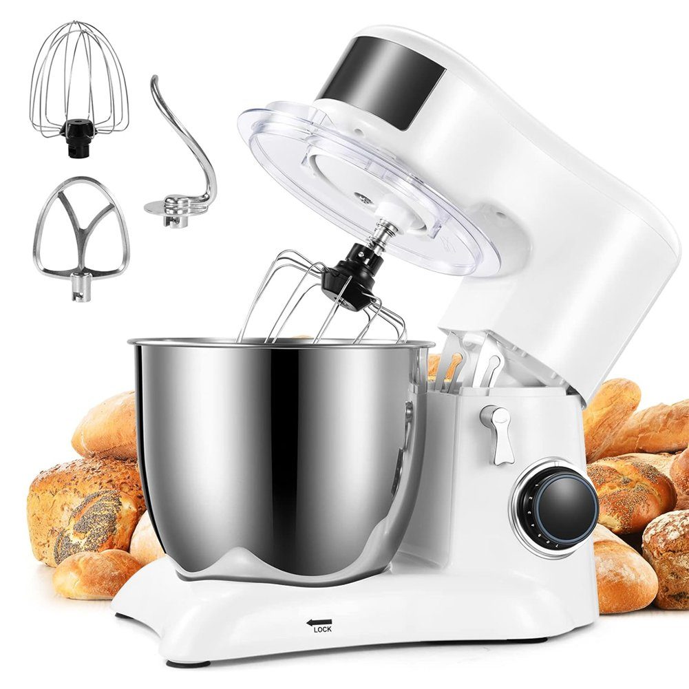 A Ade Küchenmaschine 10 Geschwindigkeitsstufen Knetmaschine, 1300,00 W, 5,50 l Schüssel