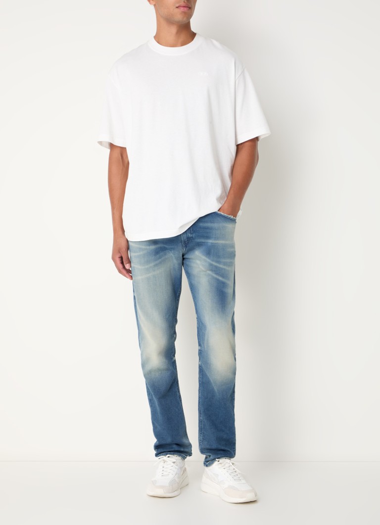 Blugi Diesel D-Krooley JoggJeans® Slim Fit, decolorare medie