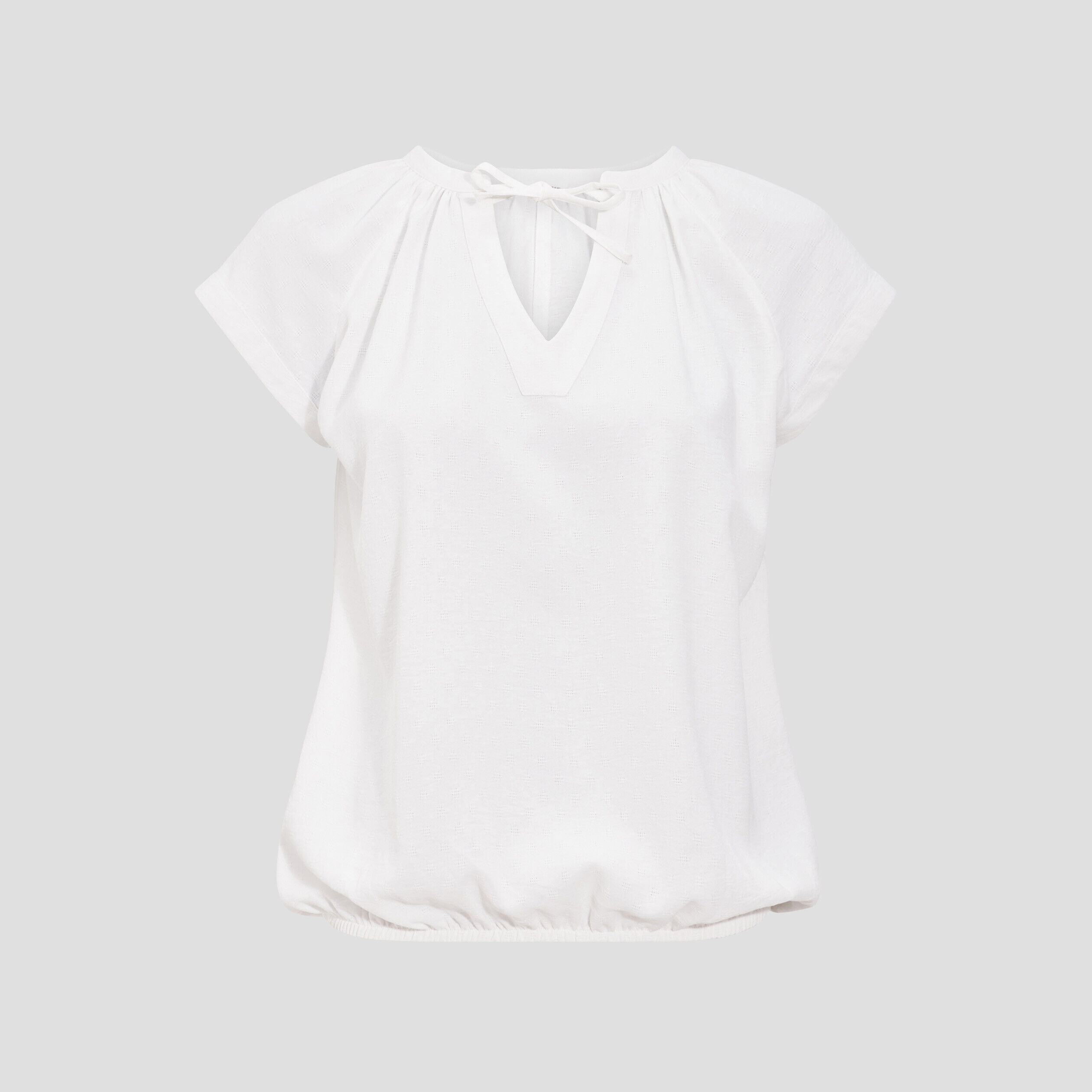 Blouse manches courtes ecru femme | Cache Cache