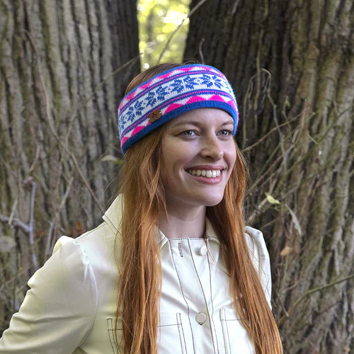 Blue Ice Fleece Headband