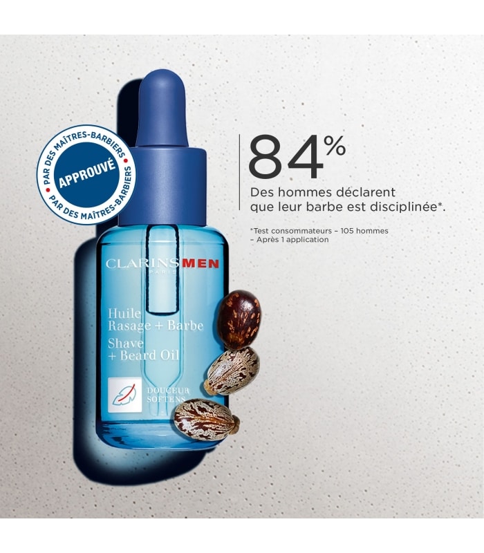 CLARINS MEN-Huile Rasage + Barbe