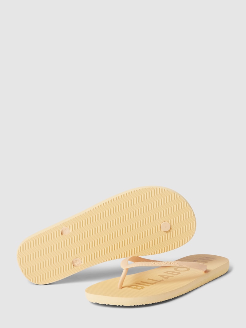 Zehentrenner mit Label-Detail Modell 'SUNLIGHT' in gelb