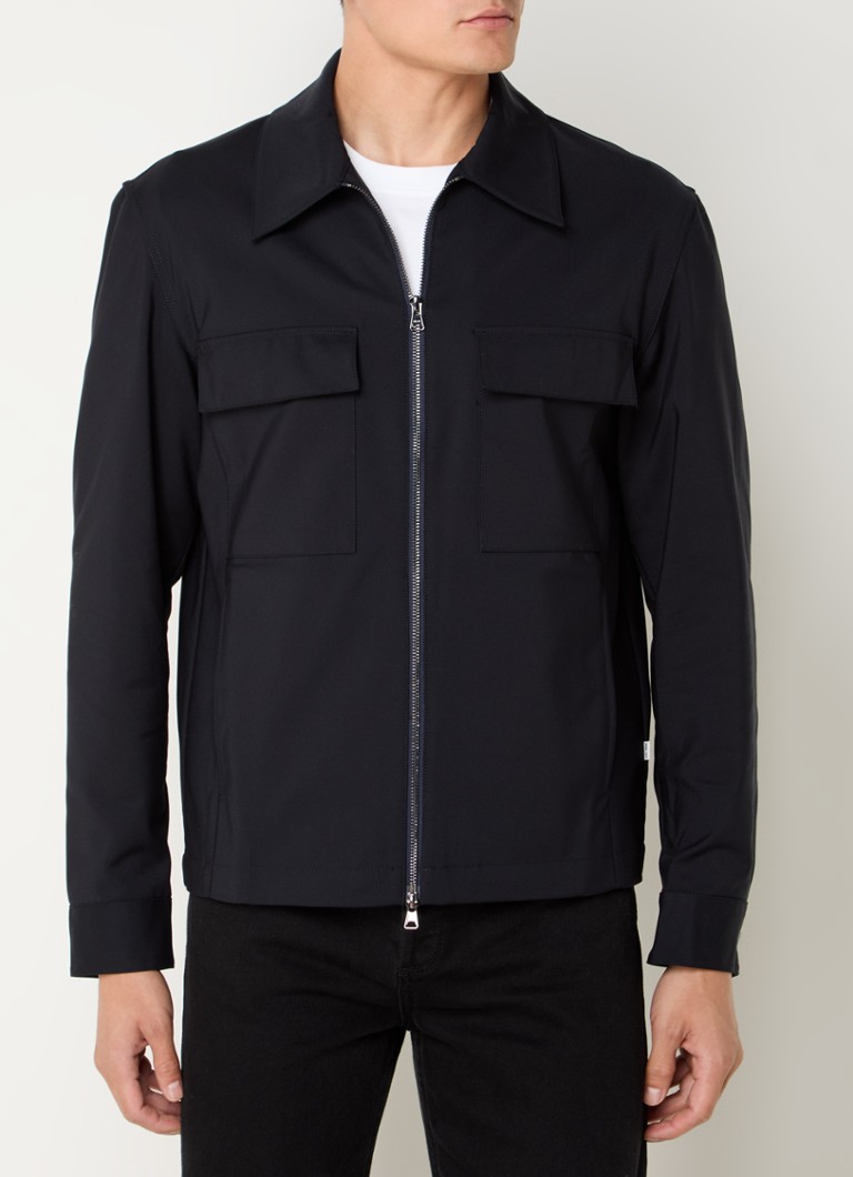 NN.07 Alban jacket with chest and side pockets