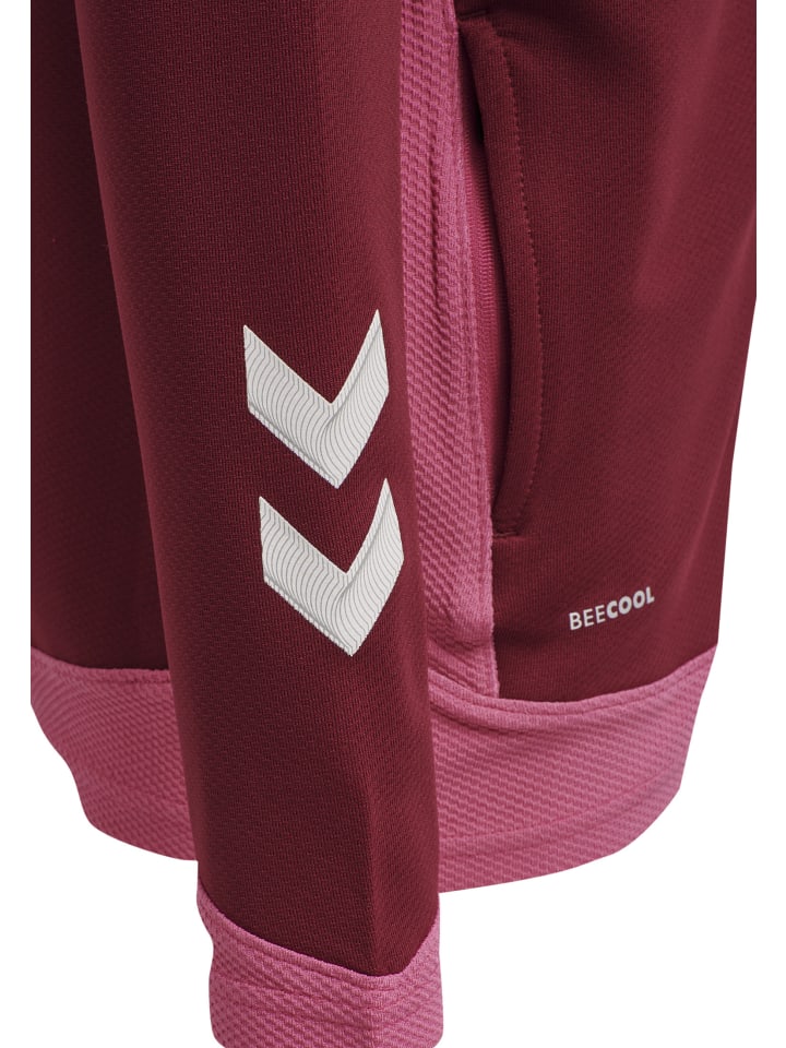 Hummel Hummel Reißverschluss Kapuzenpullover Hmllead Kinder in BIKING RED günstig kaufen