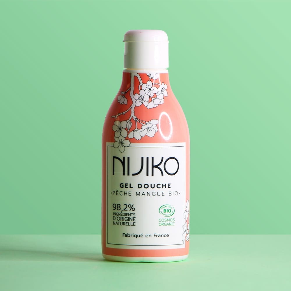 nijiko Gel Douche Bio Pêche & Mangue Gel douche