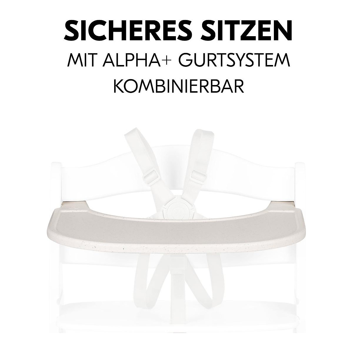 Essbrett Alpha Click Tray, Speckle Beige