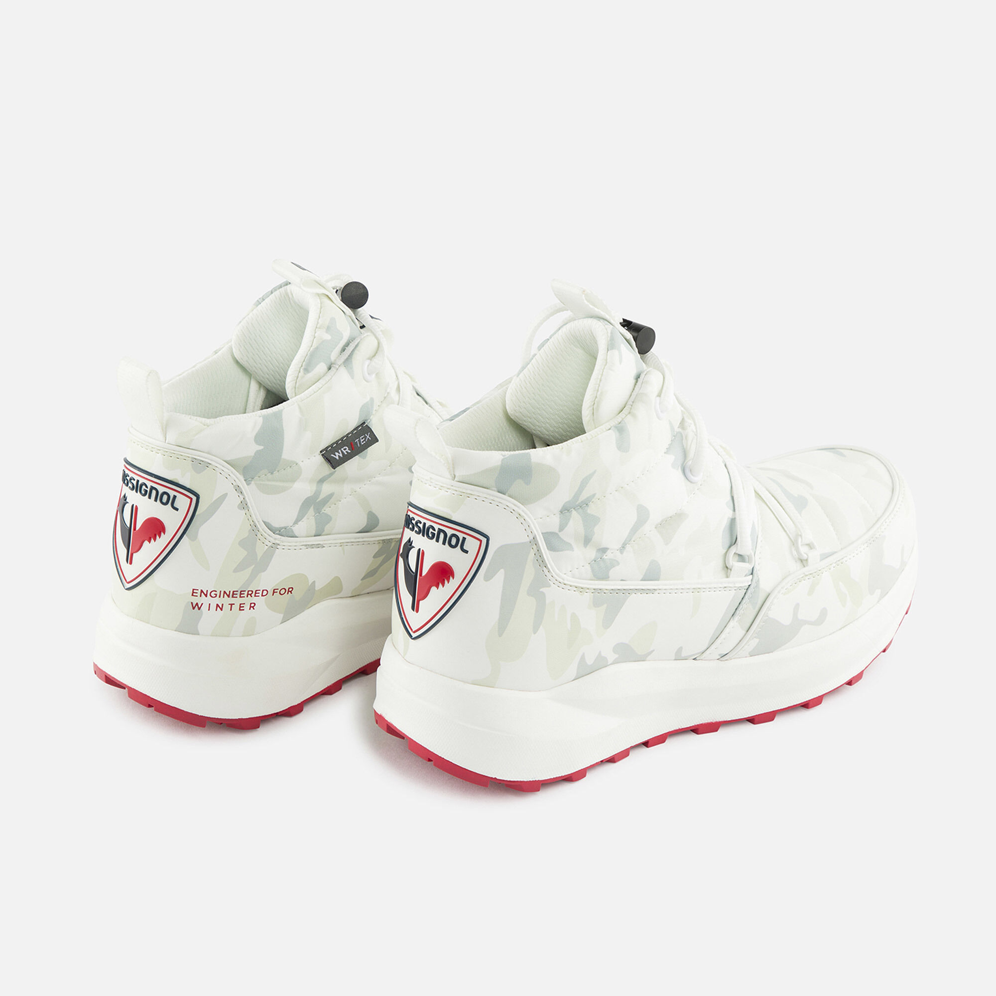 Bottines Après-ski Unisex Resort imperméables camouflage blanc