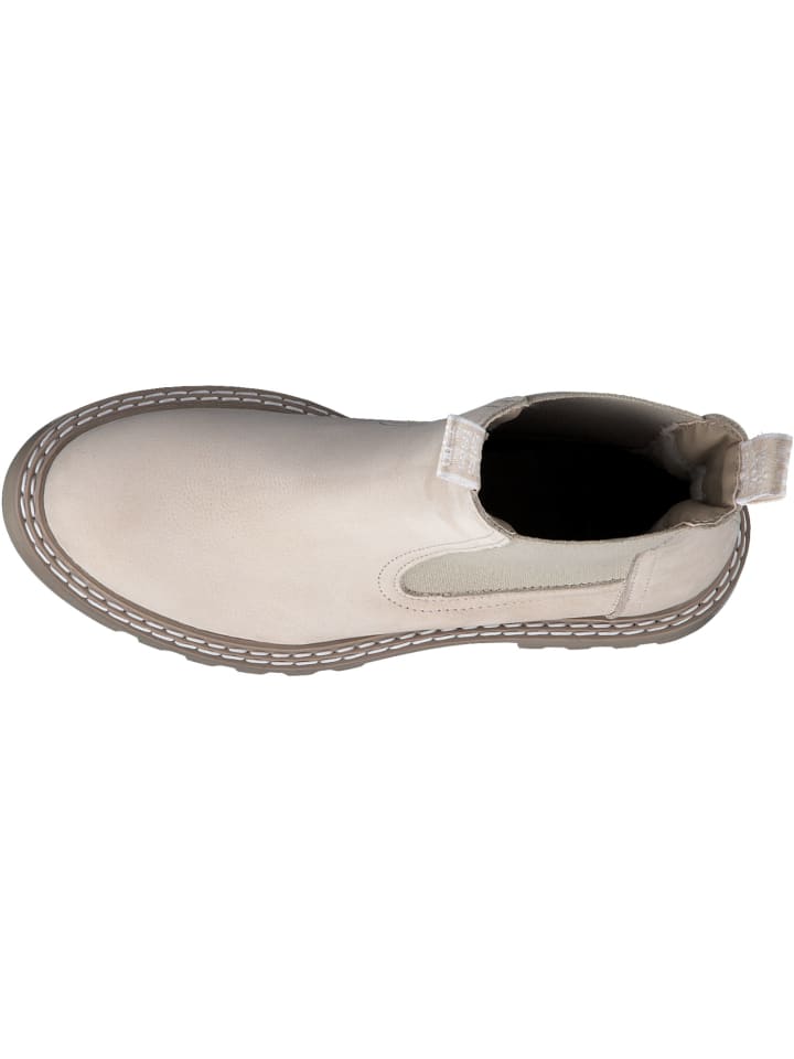 Tamaris Chelsea Boots in Beige günstig kaufen
