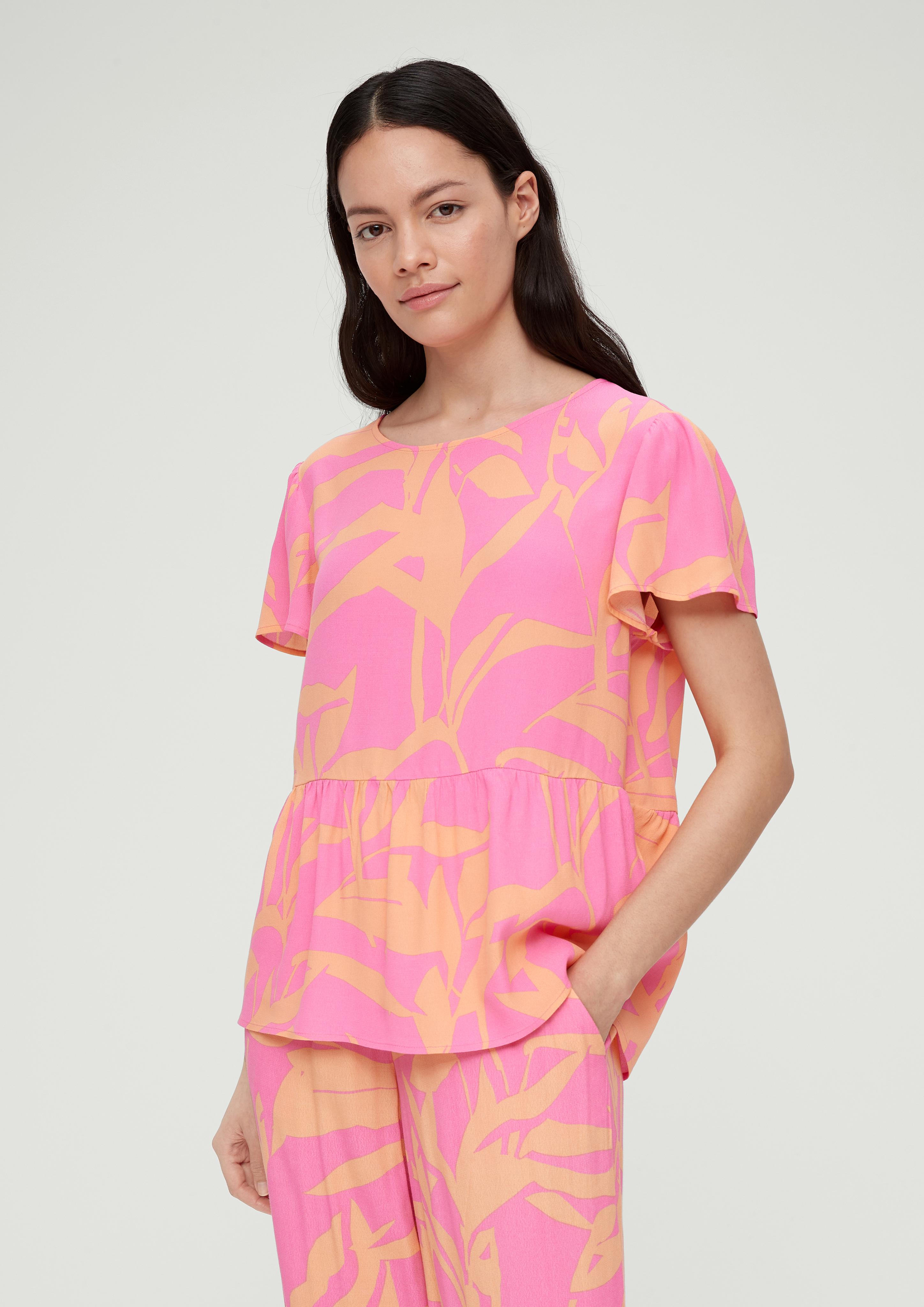 Bluse aus Viskose-Crêpe  2131914-44A3