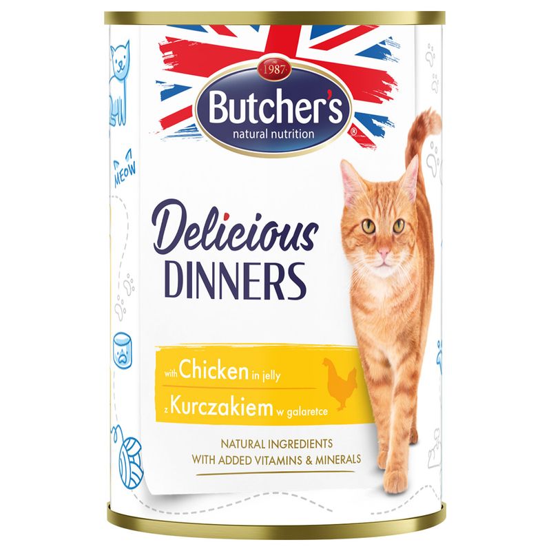 Butcher's Delicious Dinners Katze 24 x 400 g