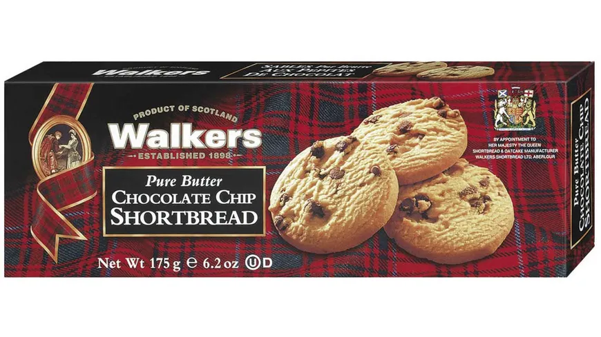 WALKERS Buttergebäck Chocolate Chip Shortbread 175 g