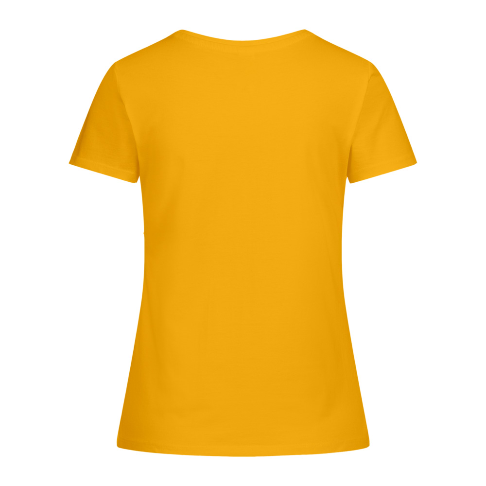 Damen T-Shirt old school gelb