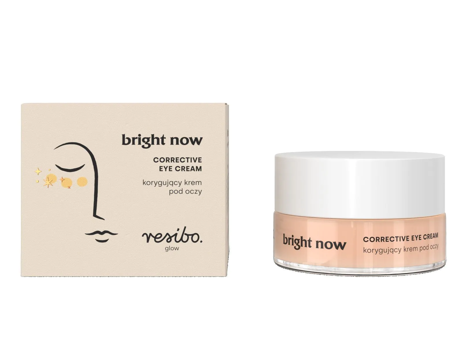 „Resibo Bright Now“ korekcinis paakių kremas