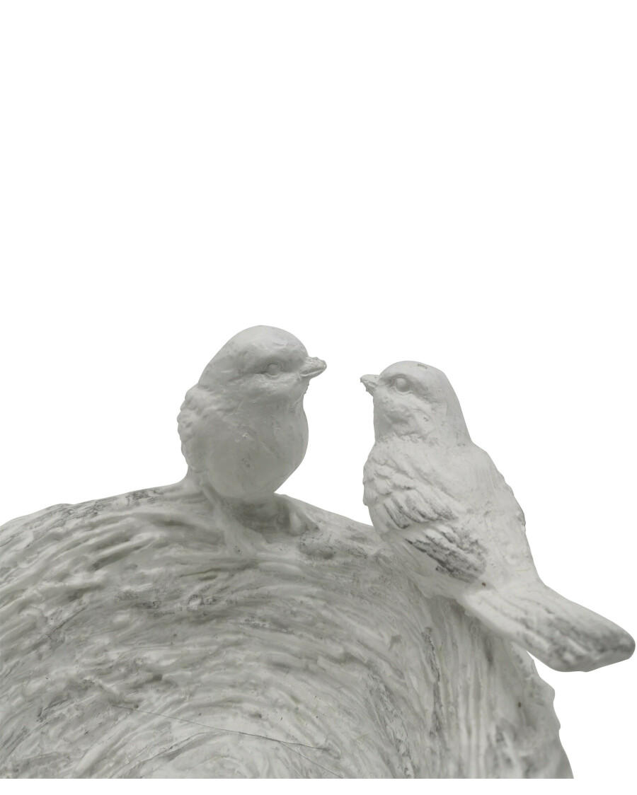 Vogeltränke mit Figuren