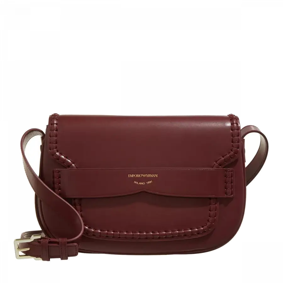 Emporio Armani - Emporio Armani Shoulder Bags Synthetische Fasern Dark Red - rot