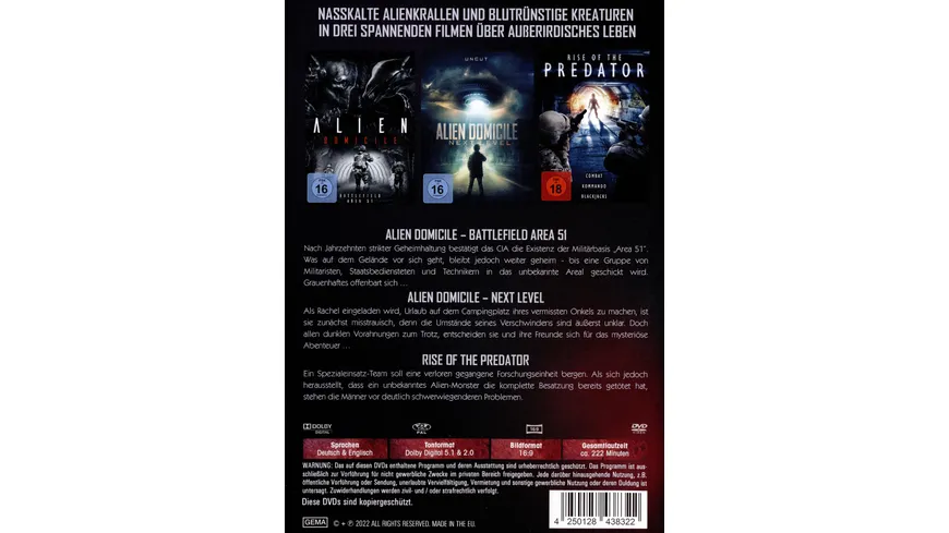 Alien Monsters - Kreaturen des Grauens  [3 DVDs]