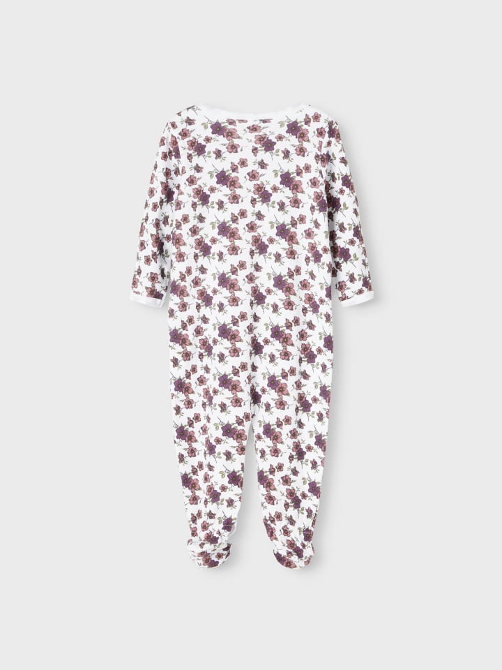 name it Mädchen Schlafstrampler 2er Pack Blumen Prune Purple-50 günstig kaufen