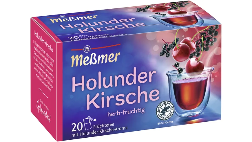 Meßmer Fruechtetee Holunder-Kirsche 55 g