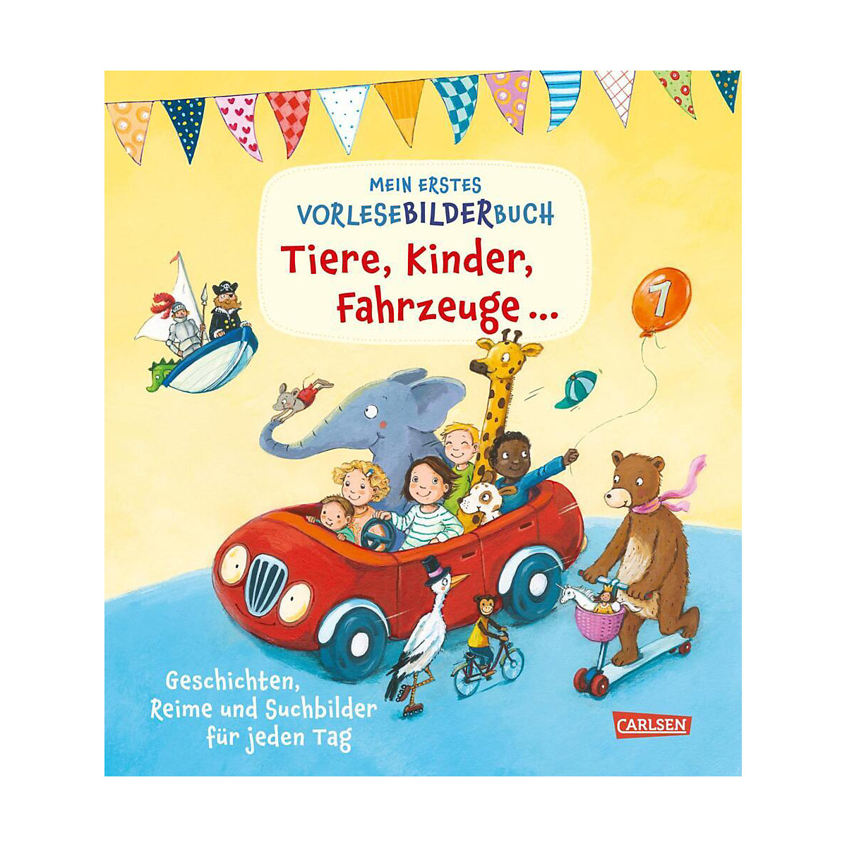 Mein erstes Vorlese-Bilder-Buch: Tiere, Kinder, Fahrzeuge und noch viel mehr