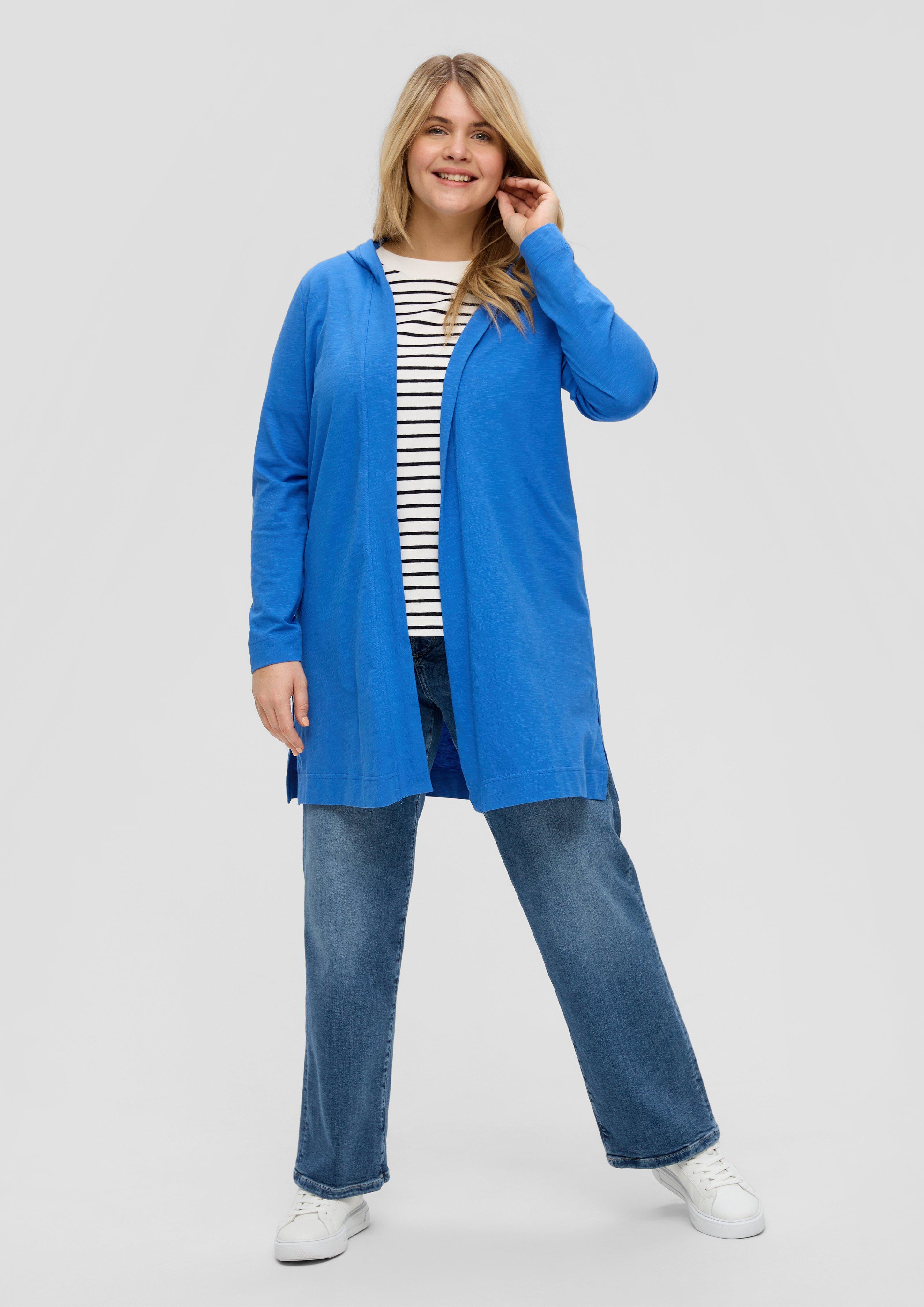 Strickjacke mit Flammgarnstruktur  2149237-5531