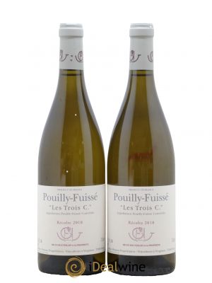 Pouilly-Fuissé Les Trois C Guffens-Heynen  2018 - Lot de 2 Bouteilles