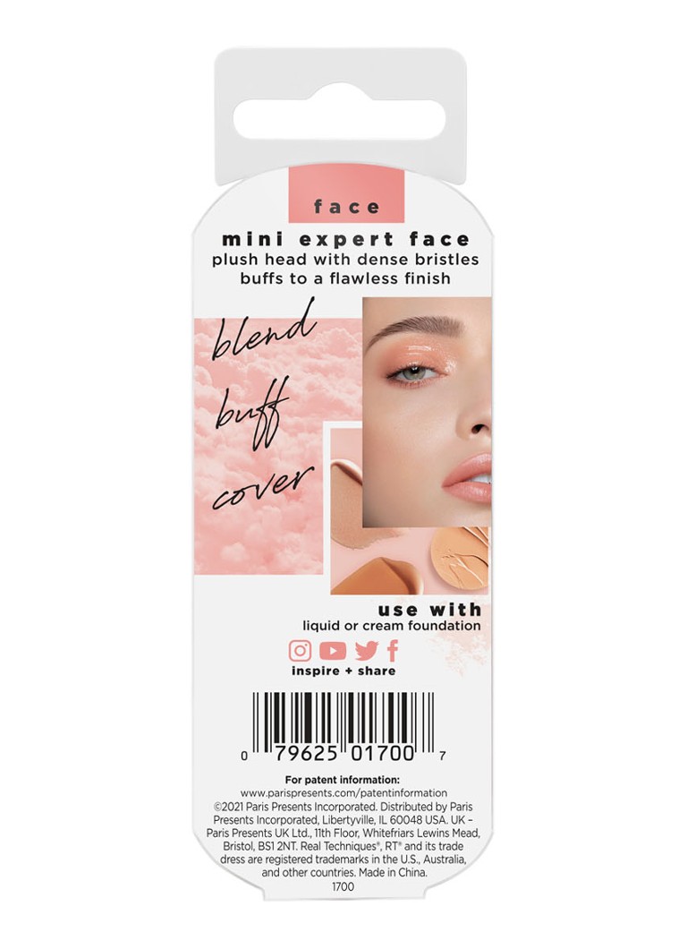 Real Techniques Mini Expert Face Brush - mini foundation and powder brush