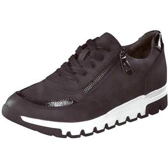 Jana comfort Schnürsneaker in schwarz
