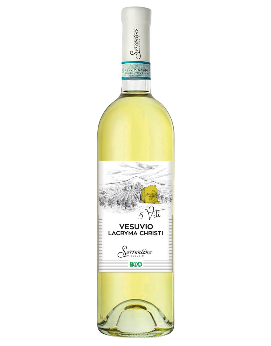 Lacryma Christi del Vesuvio Bianco DOC 5 Viti 2022 Sorrentino 0,75 ℓ