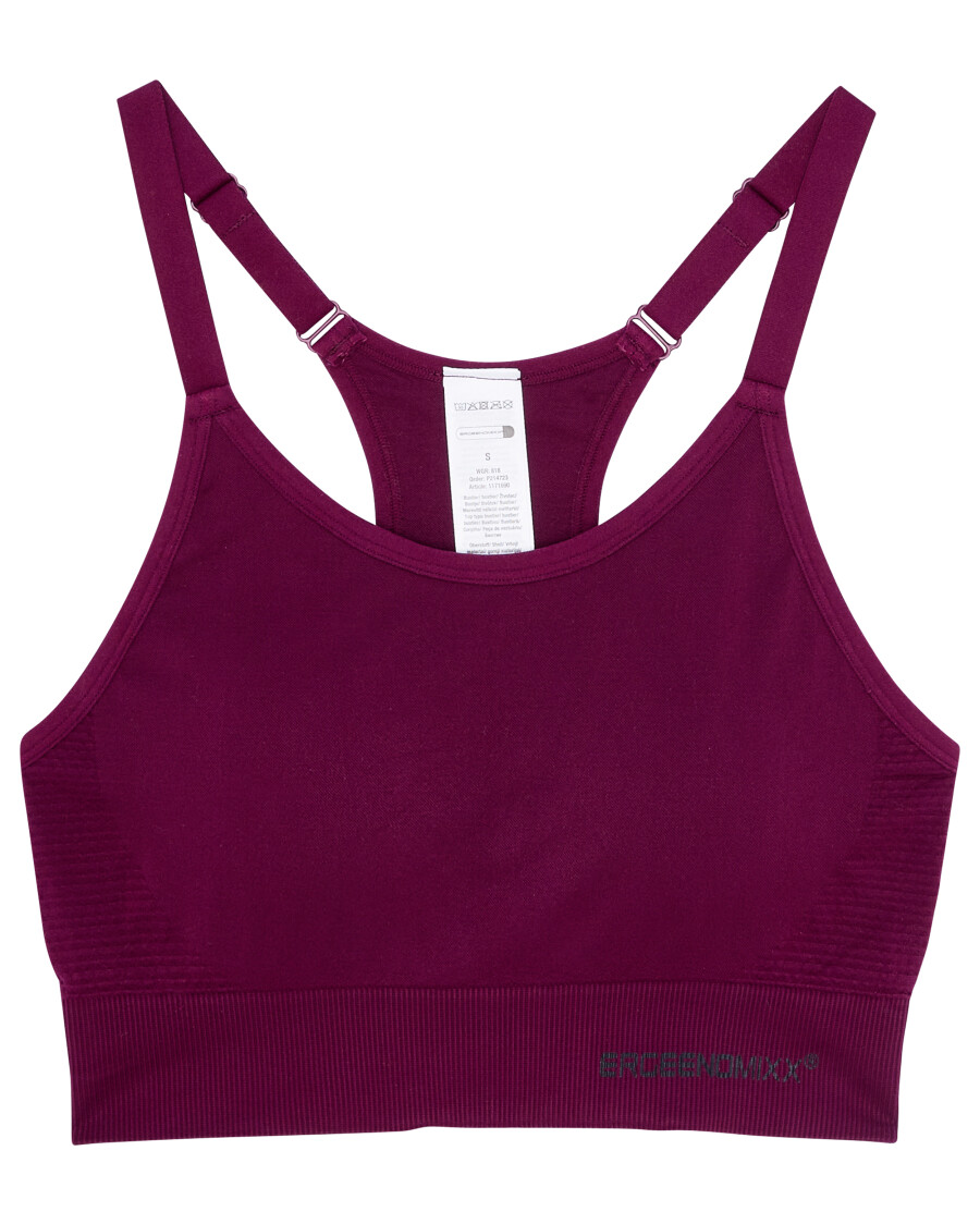 Sport-Bustier mit Ringerneck