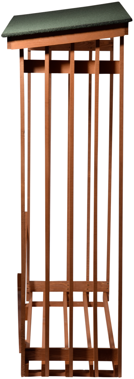 dobar Großes Outdoor-Kaminholzregal XL aus Holz