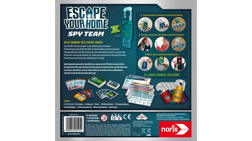 Noris Spiele - Escape Your Home
