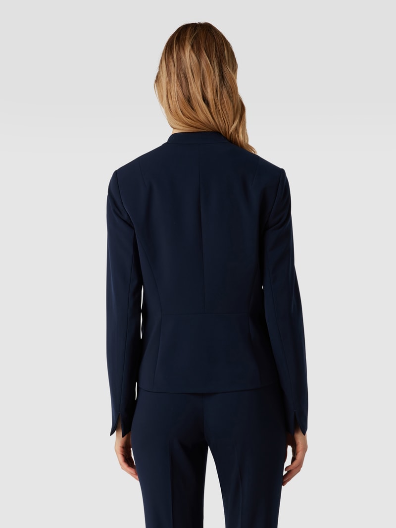 Blazer mit Stretch-Anteil in marineblau