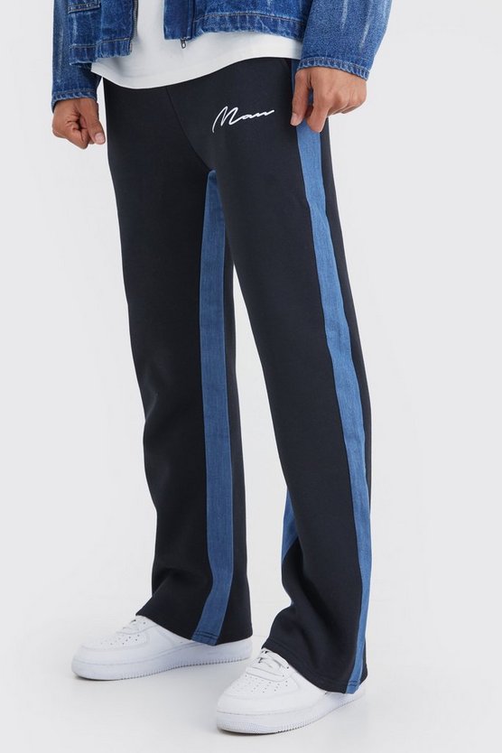 Man Signature Denim-Jogginghose