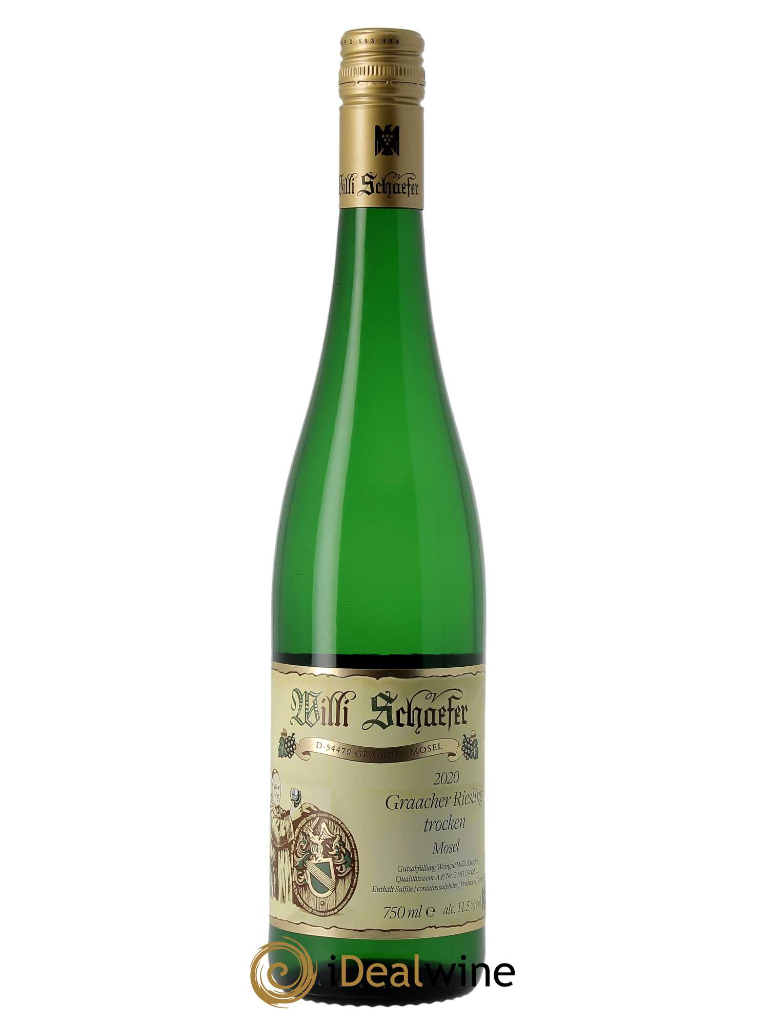 Riesling Willi Schaefer Graacher Trocken  2020 - Lot de 1 Bouteille