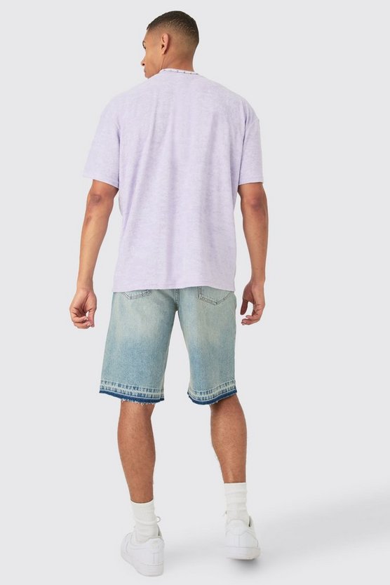 Oversize Frottee T-Shirt
