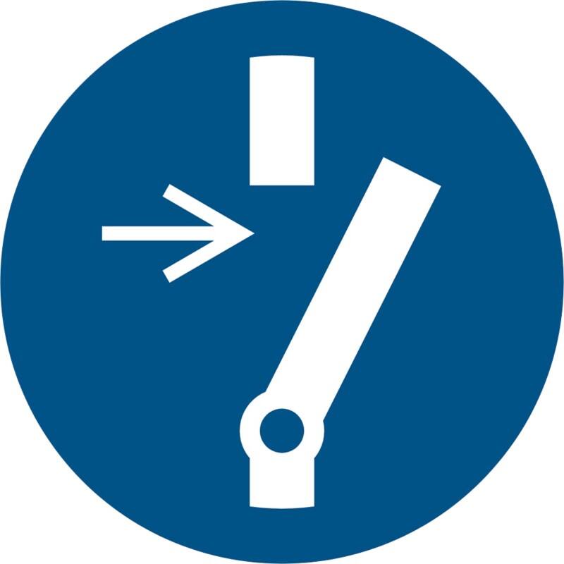 Djois Warnschild Wartung oder Reparatur freigeben Klebstoff, einschraubbar PP (Polypropylen) 20 (B) x 0,14 (H) cm 3 Stück