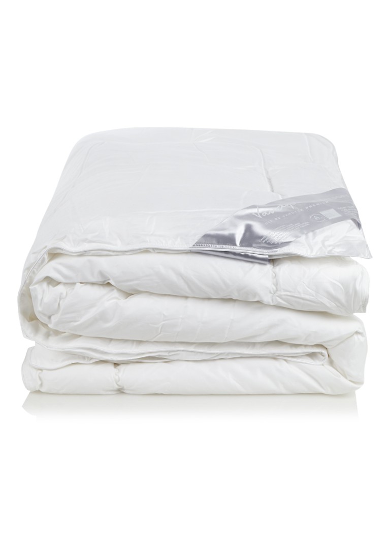 Couette solo Vandyck Fibersoft en satin de coton garnie de fibres creuses de polyester
