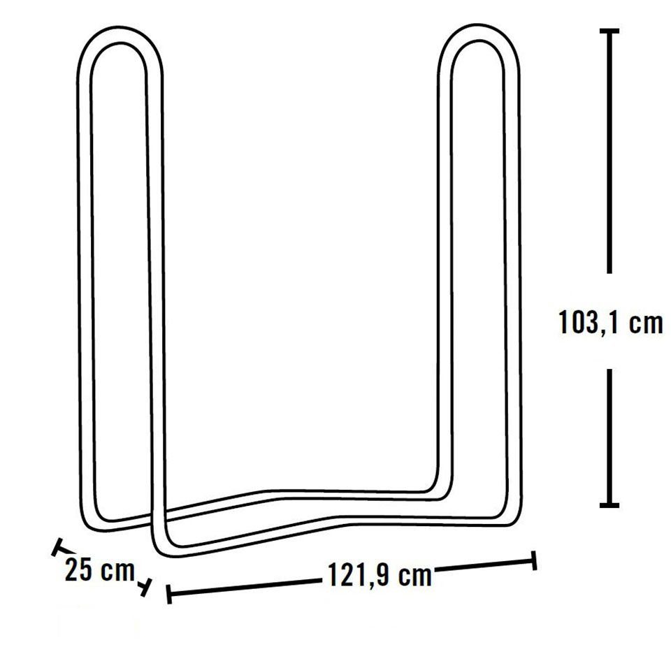 ShelterLogic Kaminholzregal ShelterLogic, BxTxH:122x25x104 cm, 280 kg Traglast