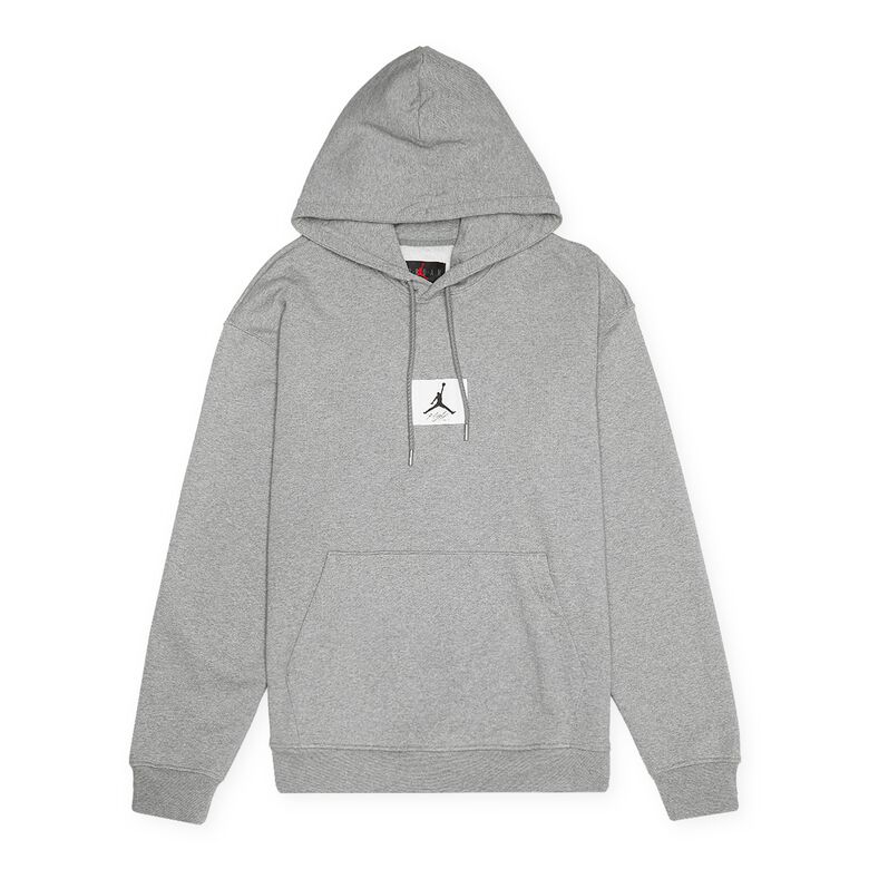 JORDAN Essential Statement Fleece Pullover carbon heather/sail