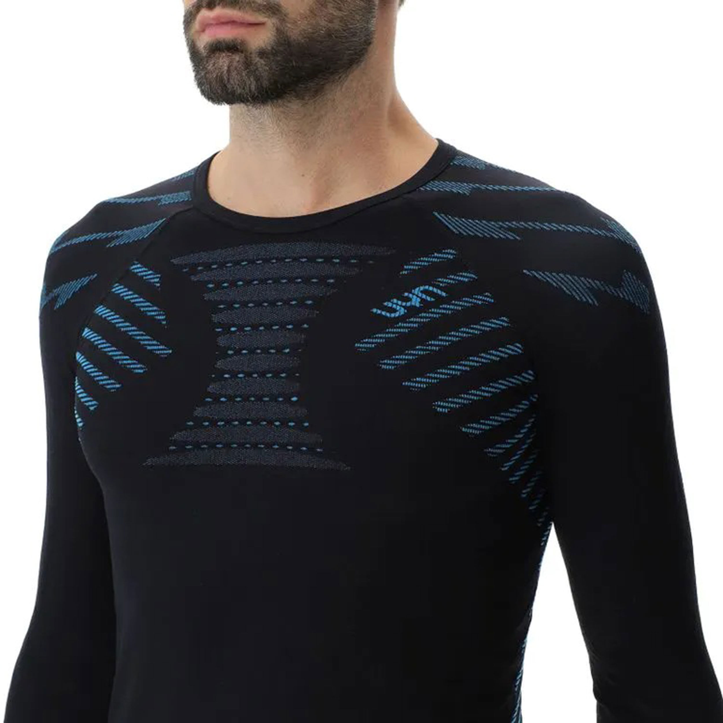 Ultra 1 OW Longsleeve Herren - Schwarz, Blau