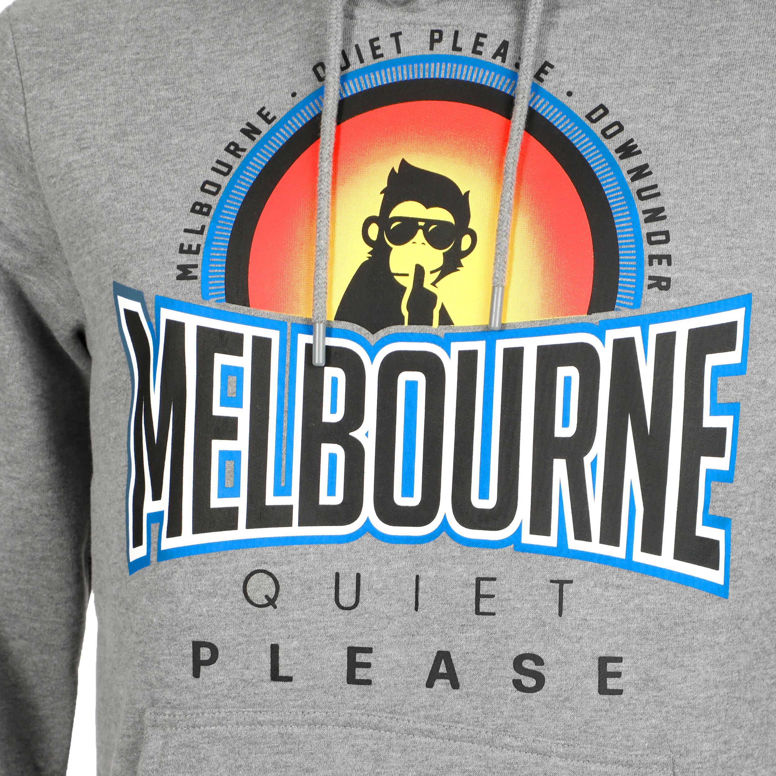 Melbourne Sunrise Hoody Herren - Grau, Mehrfarbig