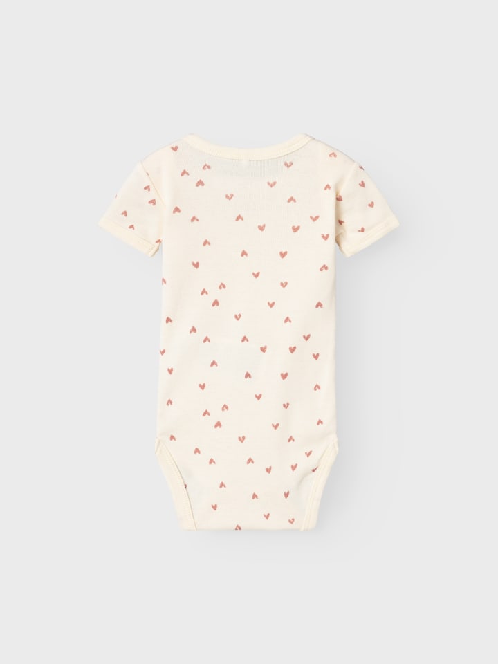 name it Body kurzarm 2er Pack HEARTS in buttercream günstig kaufen