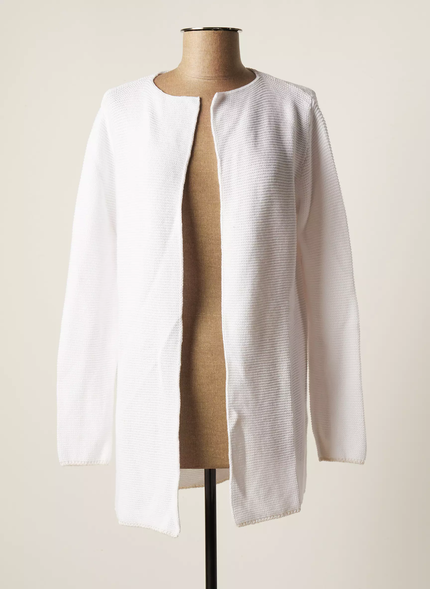 An Ge Cardigans Femme couleur blanc