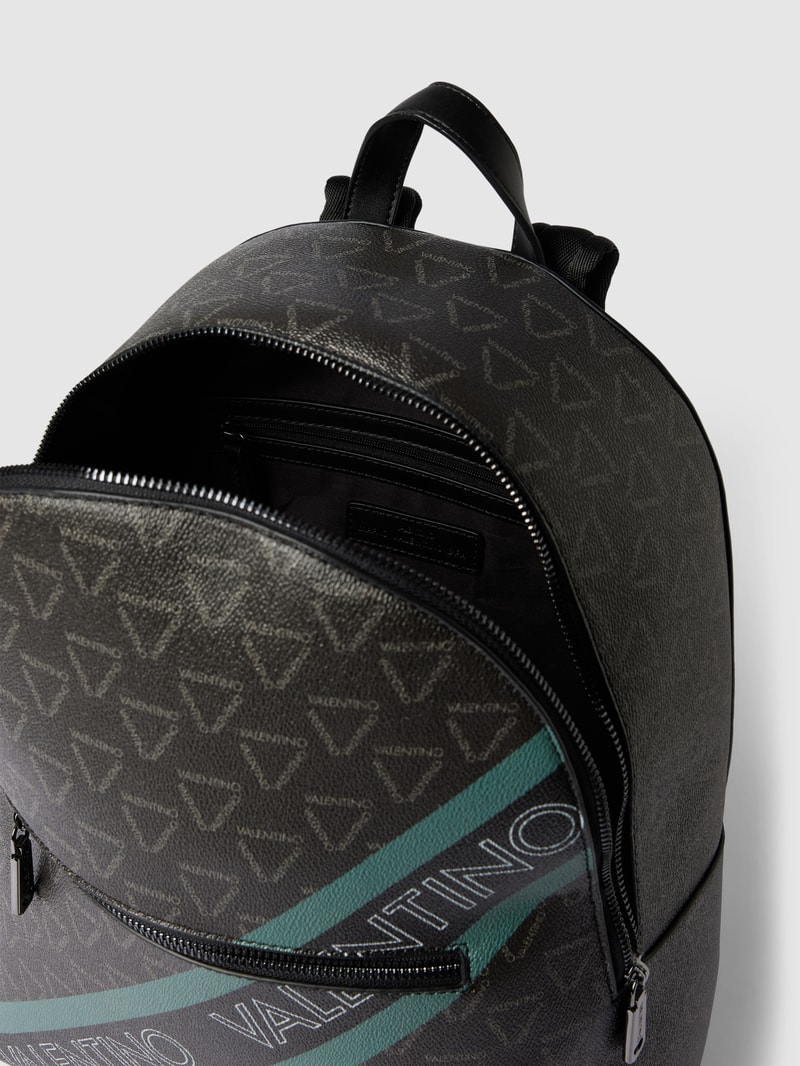 Rucksack mit Label-Detail Modell 'ARON' in hellgrün