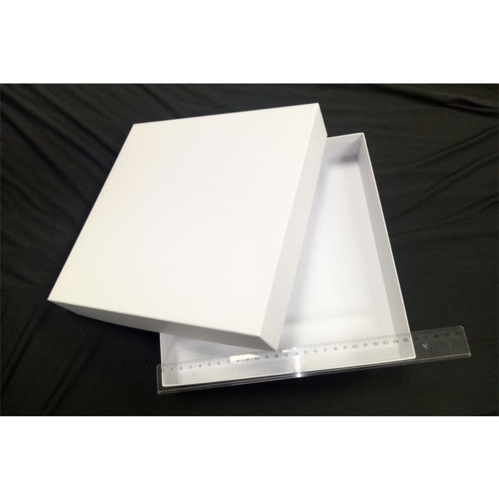Spielekarton quadratisch 260 x 260 x 50 mm - blanko