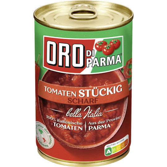 Oro di Parma Tomaten stückig scharf 400G