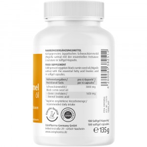 ÄGYPTISCHES Schwarzkümmelöl Kapseln 500 mg